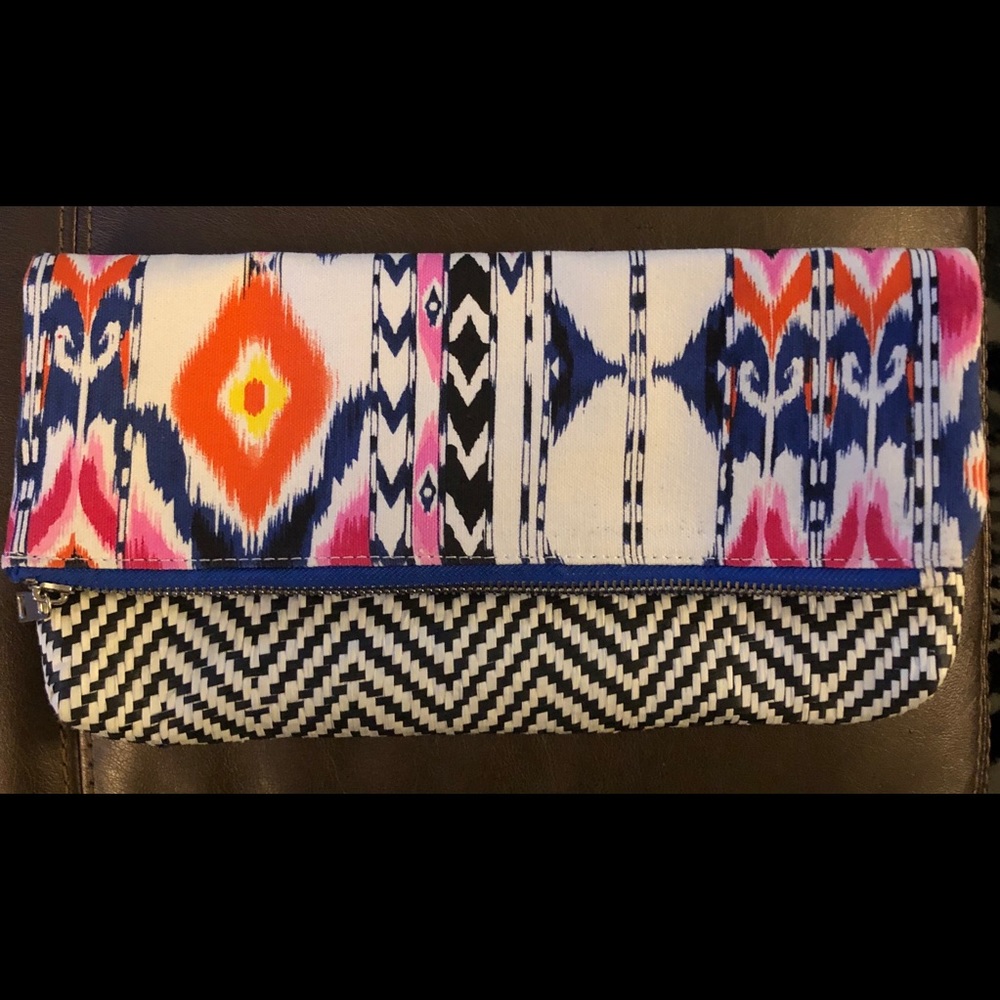 Capelli New York Foldover Clutch